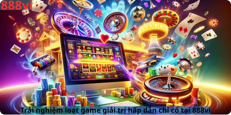 Trải nghiệm loạt game giải trí hấp dẫn chỉ có tại 888vi